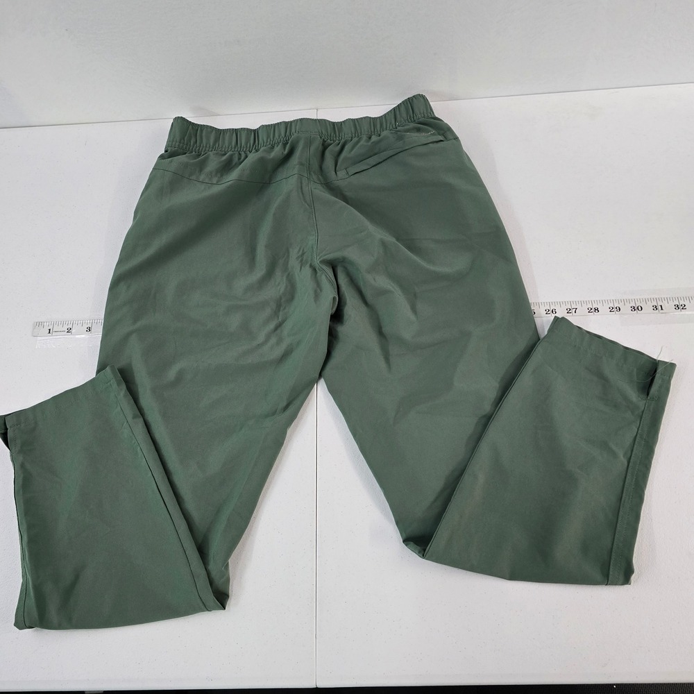 Eddie Bauer Womens Traveler Pant‎ Green Elastic Waist Pockets Size S - Picture 2 of 9